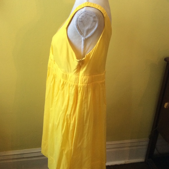 Calvin Klein Cute Bright Yellow Sundress Size 14 - Picture 3 of 12